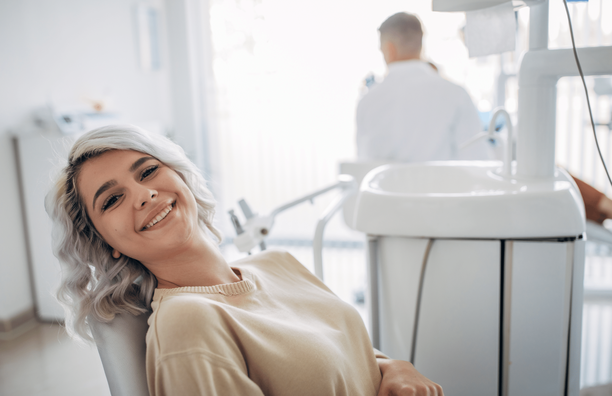 deeply relaxed state and anxiety free patient at Pacific Northwest Smiles in Mill Creek under IV sedation procedure