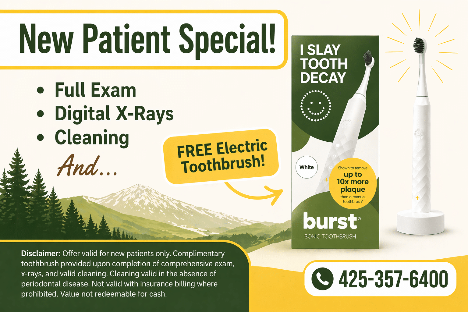 New Patient Special at Pacific Northwest Smiles